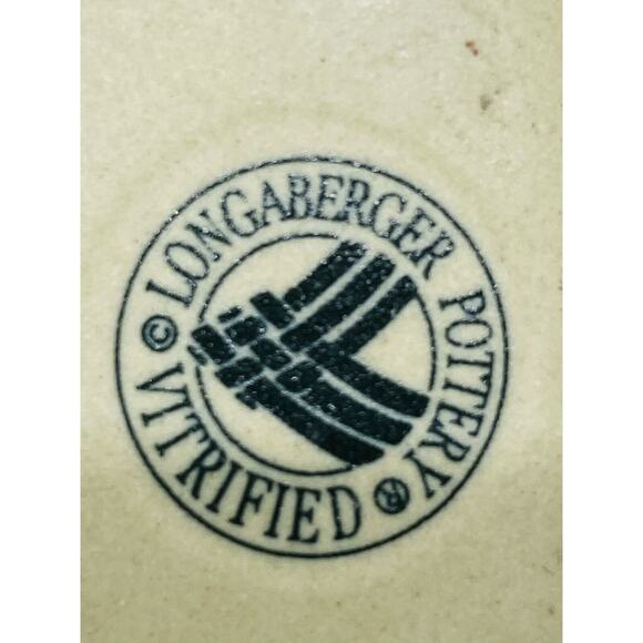 Longaberger BUTTERNUT Pottery FLUTED BUNDT CAKE PAN Single Server - Picture 7 of 8